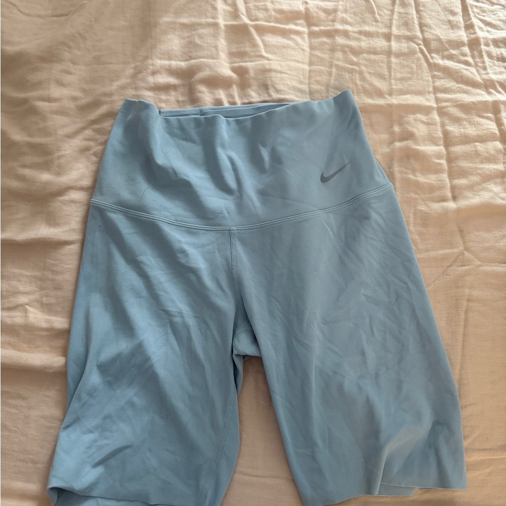 Nike Women's Sky Blue Bike Shorts